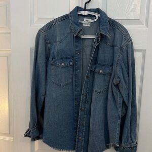 Zara denim shirt